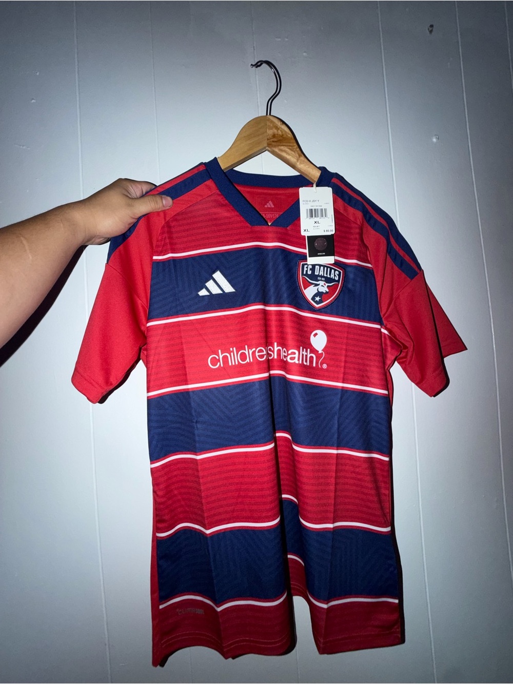 Kids FC Dallas Adidas jersey Size XL (15-16Y)